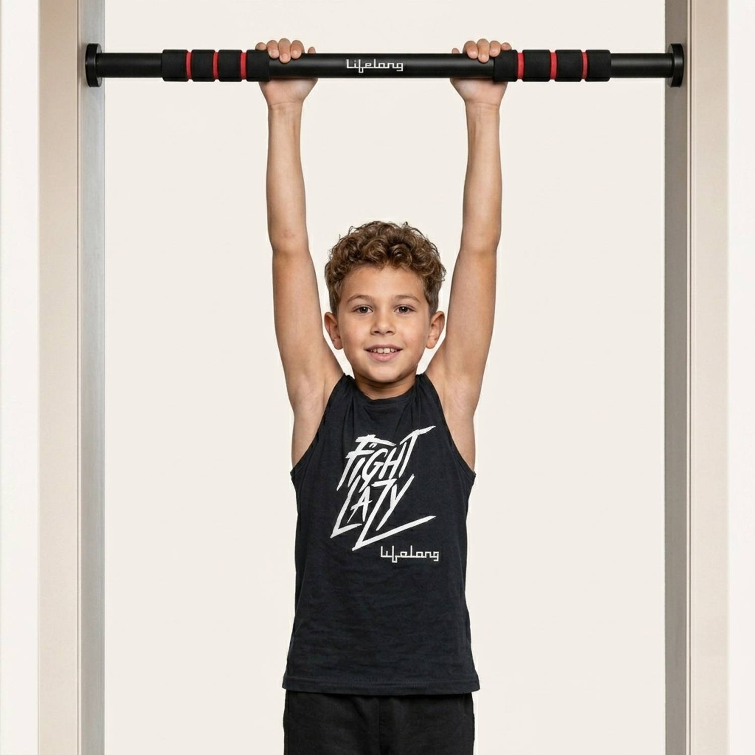 Lifelong Adjustable Pull-Up Bar For Home Gym | Best For Kids, Men & Women | Non-Slip Pull-up Bar