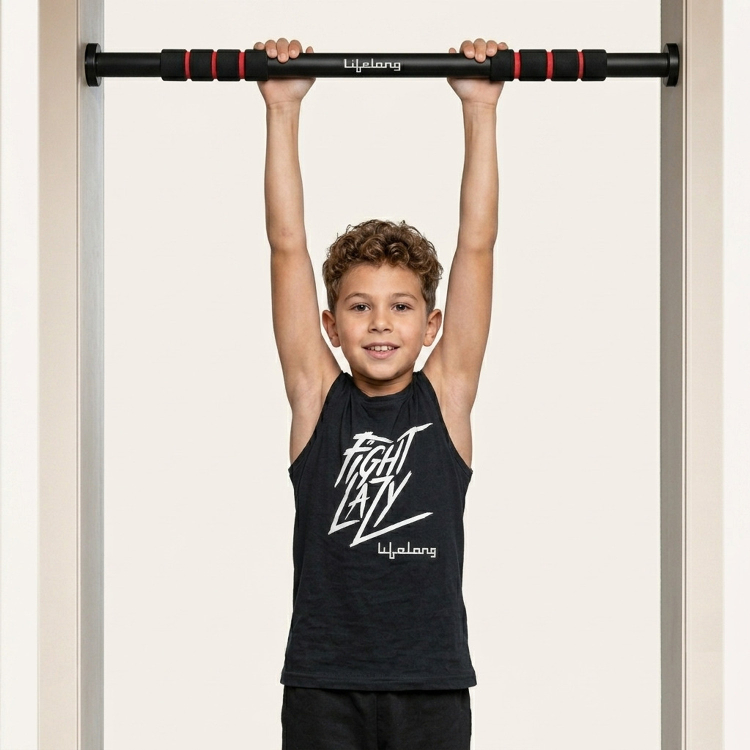 Image of Lifelong Adjustable Pull-Up Bar For Home Gym | Best For Kids, Men & Women | Non-Slip Pull-up Bar