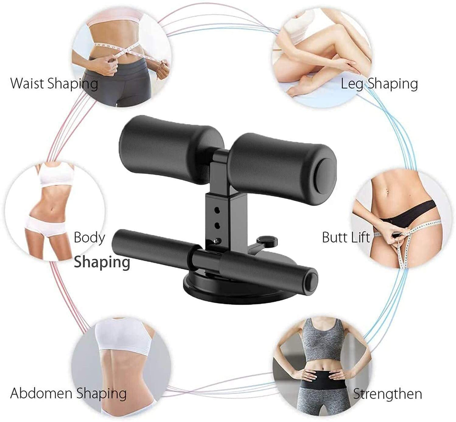 Image of CF SPORTS Sit-up Fitness Equipment Muscle Exercise Abdominal Device Portable SitUp Bar 137 Sit-up Bar