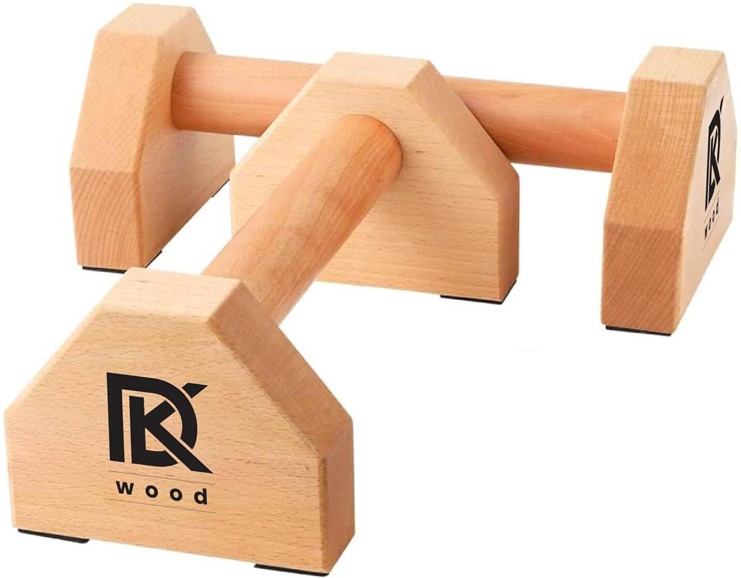 DKWOOD Push Up Stand Wooden with Non-Slip Base - Image 1