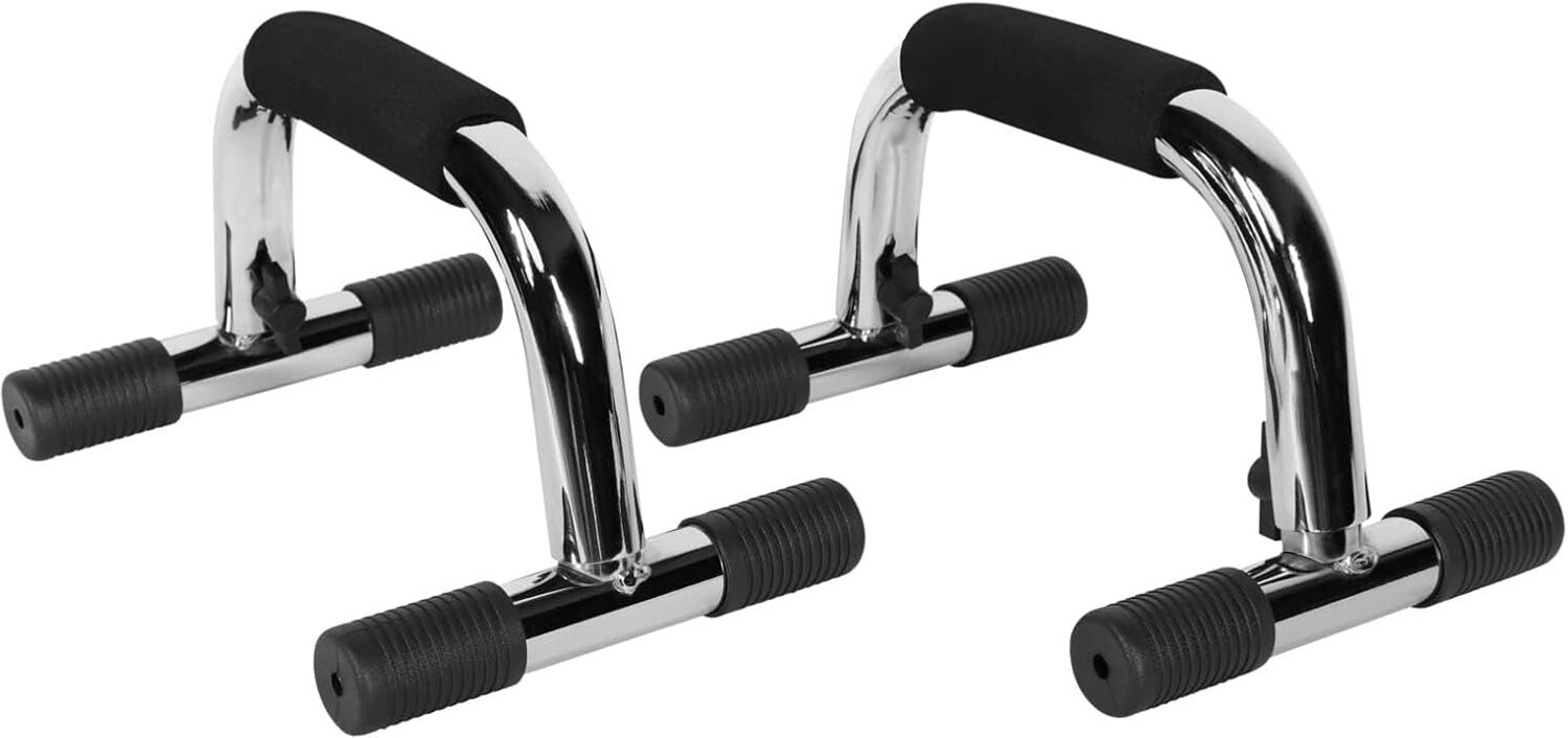 Image of Optimus Steel Push Up Bar Dips Stand For Gym & Home Exercise Workout - A Push-up Bar