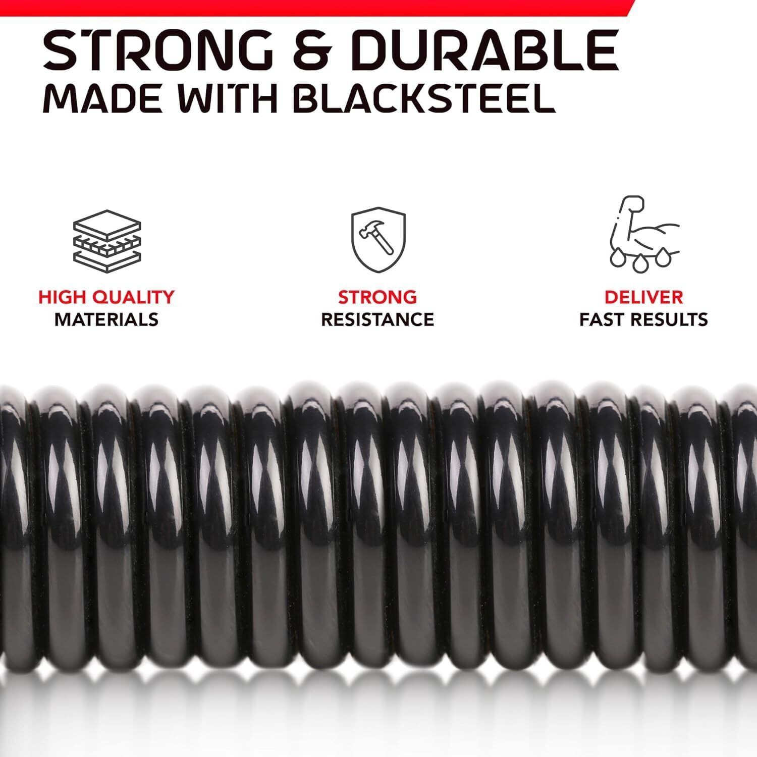 Image of FloatFit Power Twister 40kg Resistance Chest Workout Equipment for Strength & Upper Body Multi-training Bar