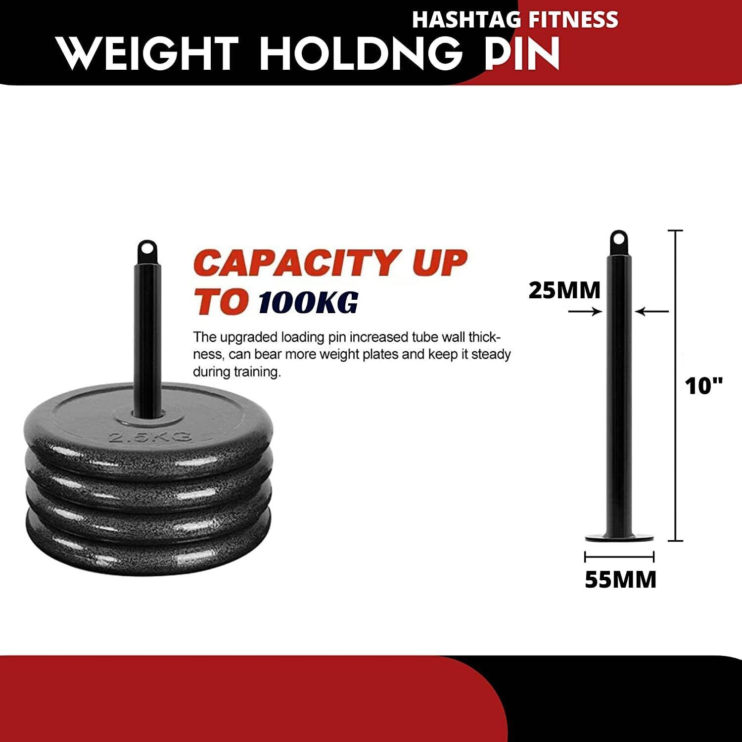 Hashtag Fitness 7in1 Wall Mount Bar for Home Gym - Image 3
