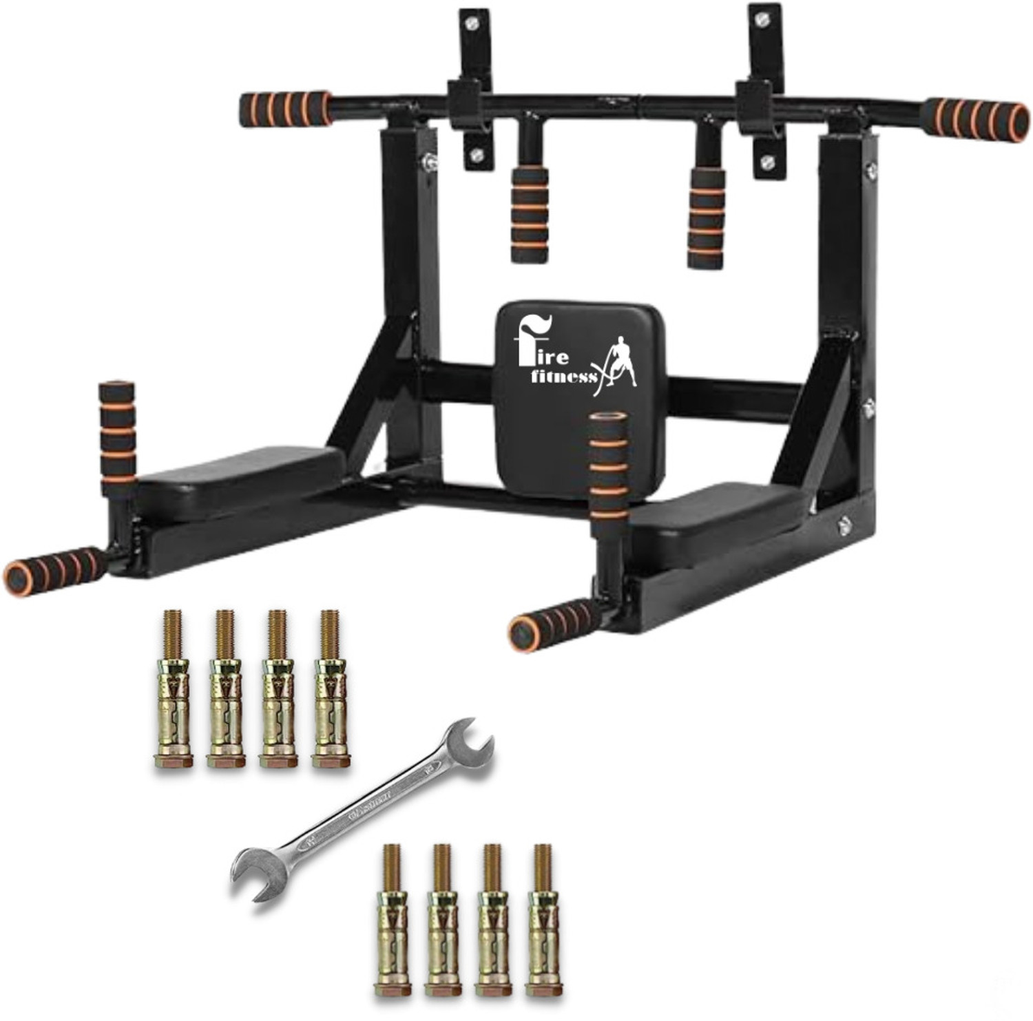 Image of FIRE FITNESS pull up bar 3in1 for home gym workouts for streangth training,dips station Pull-up Bar