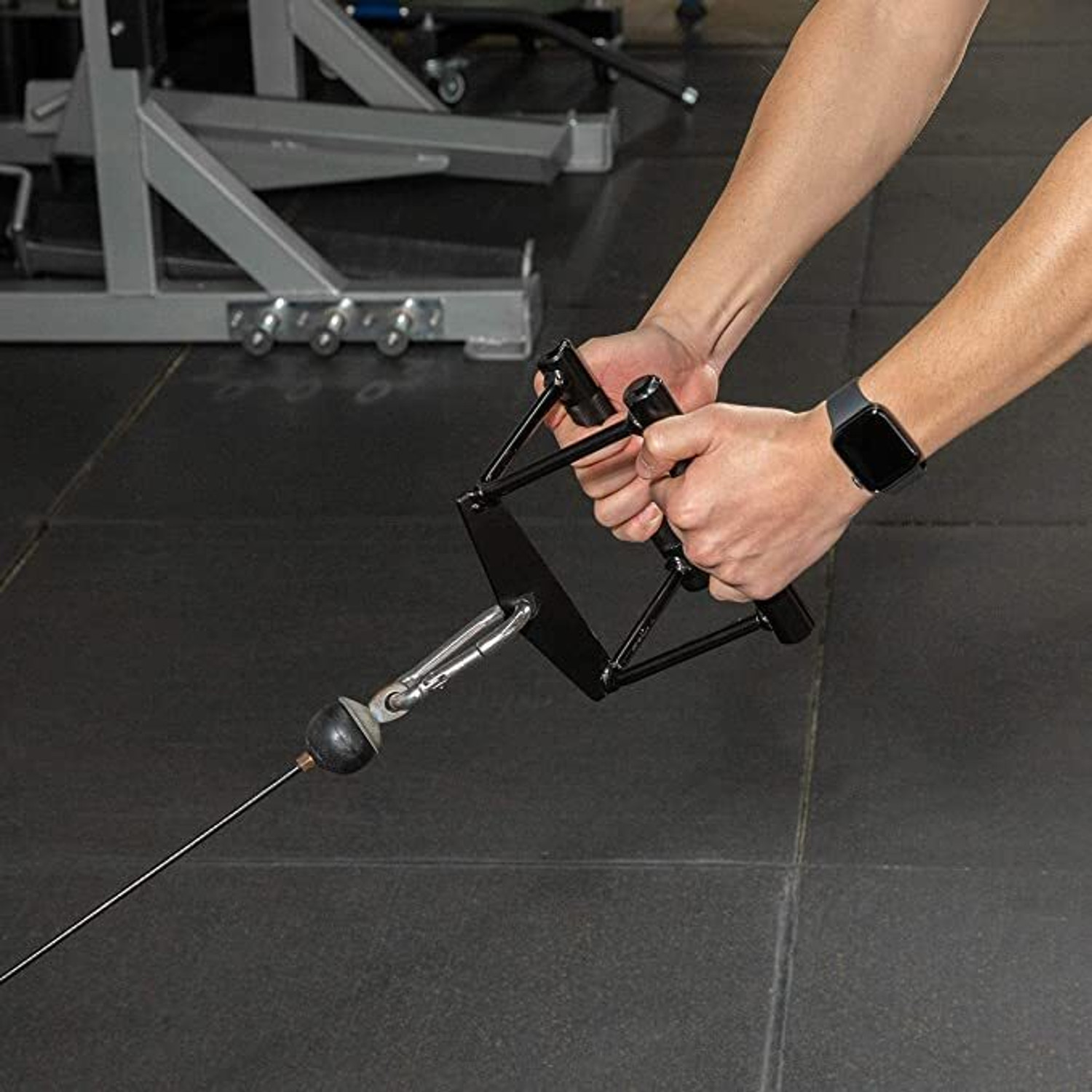 Image of Sara store V Sharp Bar - Cable Machine Handle Attachments Pull-up Bar