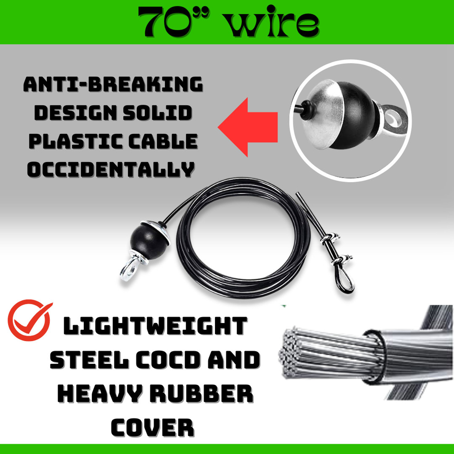 Image of FIRE FITNESS Upgraded LAT Pull Down Cable Machine Attachments Weight Cable Pulley System Weight Lifting Bar