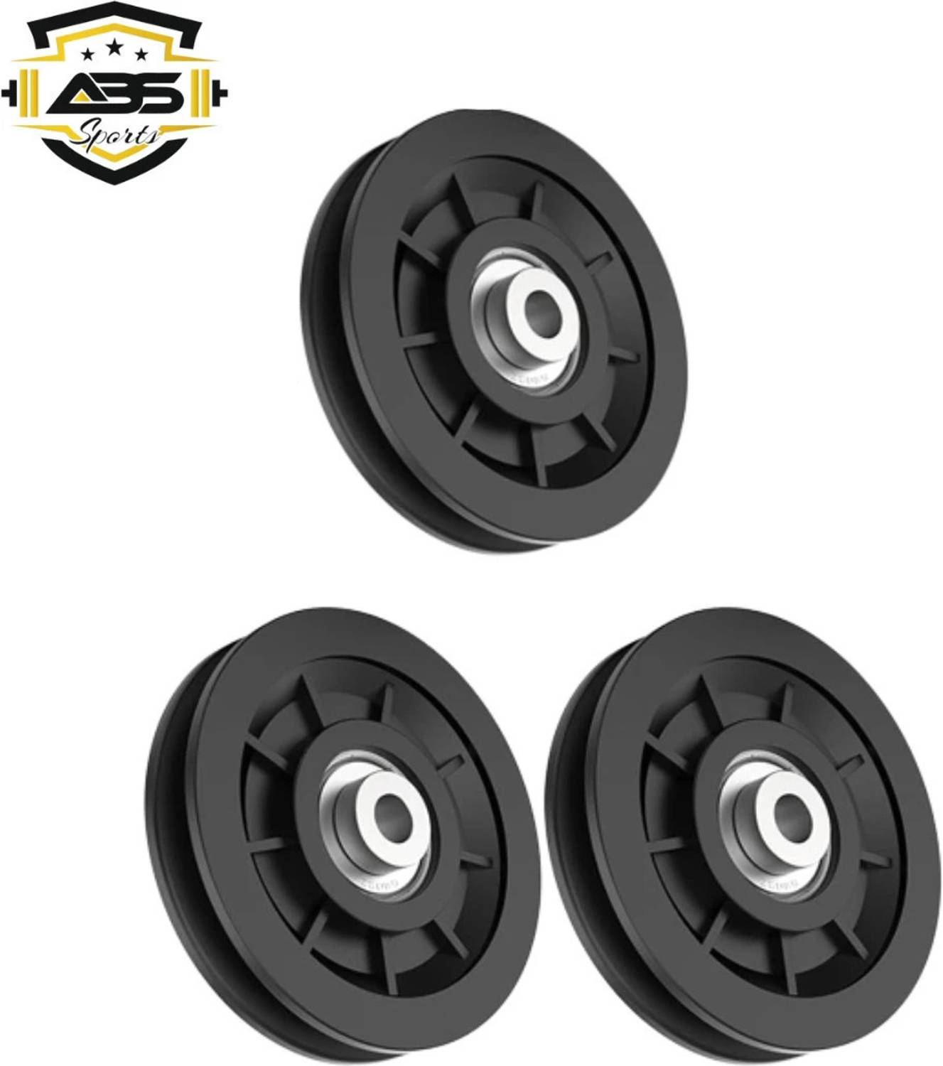 ABSSports Nylon Fitness Exercise Machine Attachments Gym Pulley Weight Lifting Bar