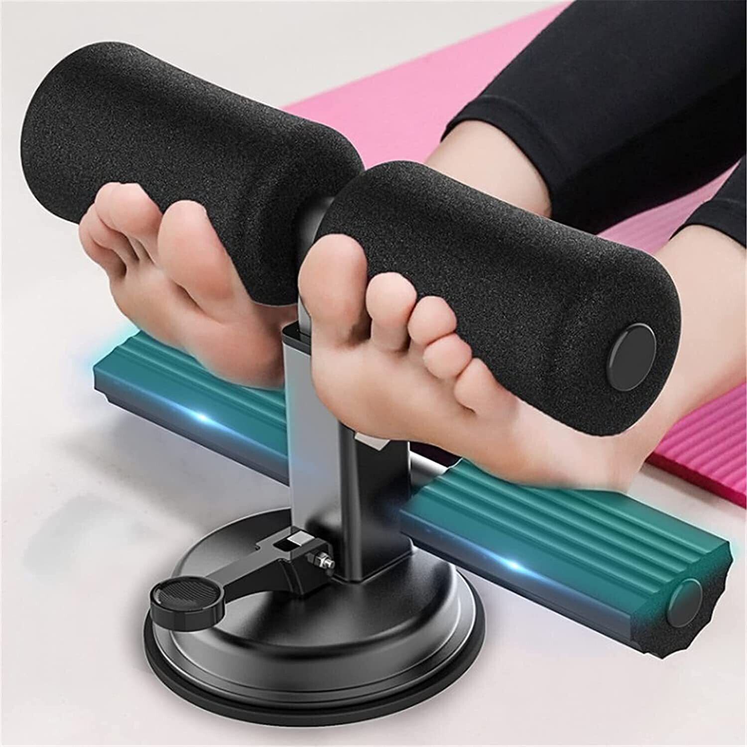 Image of PGK TRADERS Portable Self-Suction Situp Bar Adjustable Sit Up Sit-up Bar