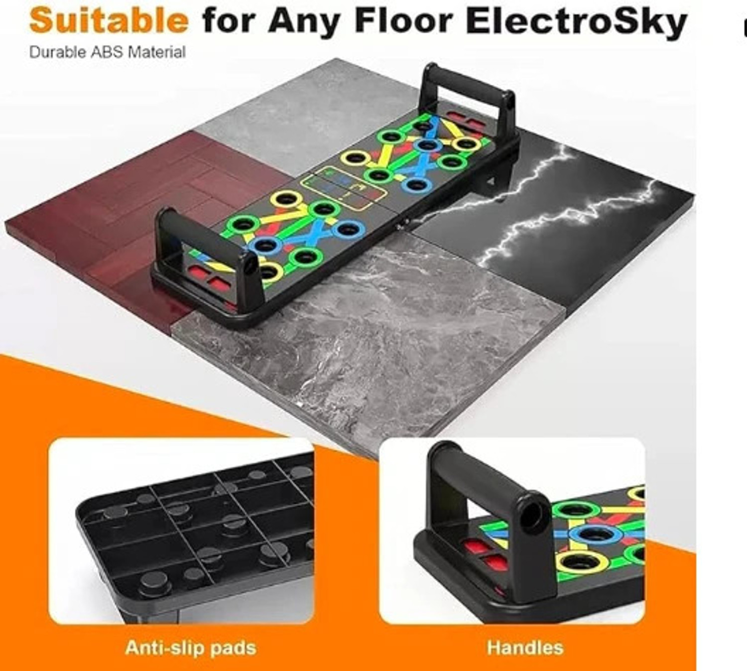 Image of GRYPP Multi-Function Push-Up Board, 15 IN 1 Positions for Full Body Workout, Durable Push-up Bar