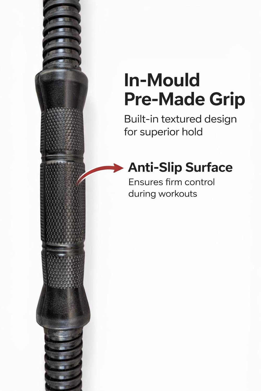 Khinaray Dumbbell Rods with Connector (24mm) - Image 3