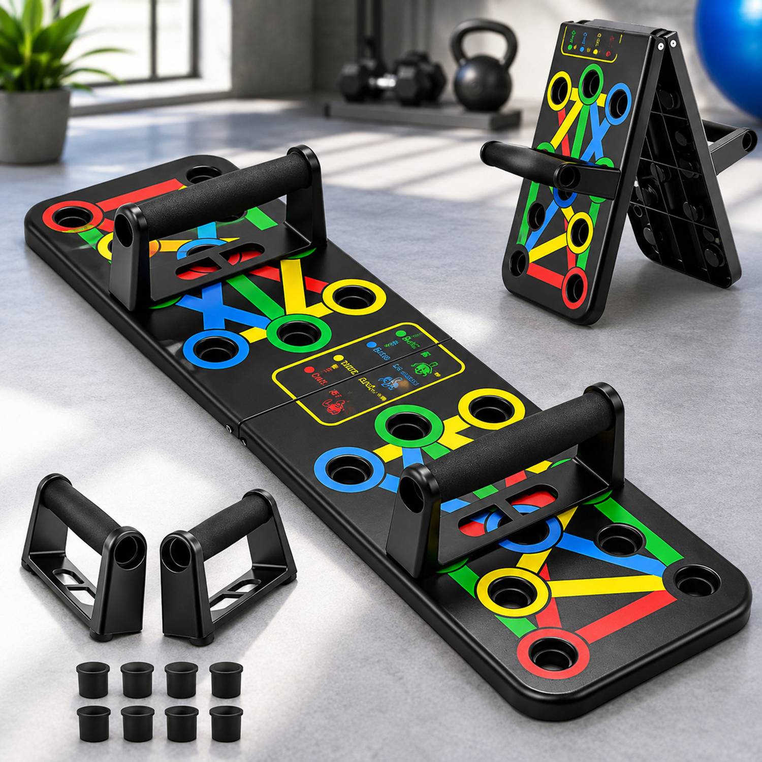 Quickfit 10 in 1 Portable Chest Press Board - Image 1