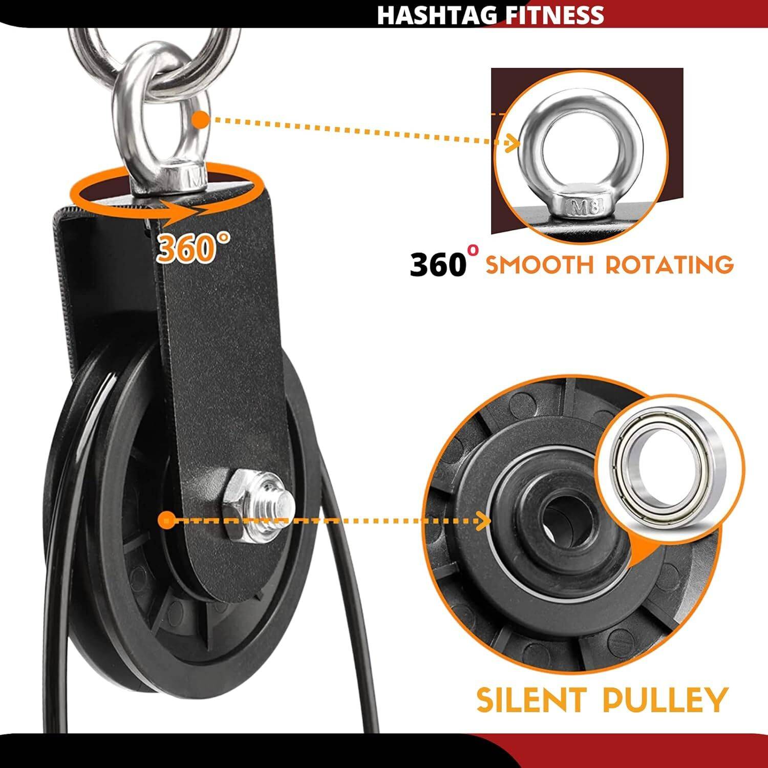 Hashtag Fitness 7in1 Bicep, Triceps Exercise Home Gym Equipment - Image 4