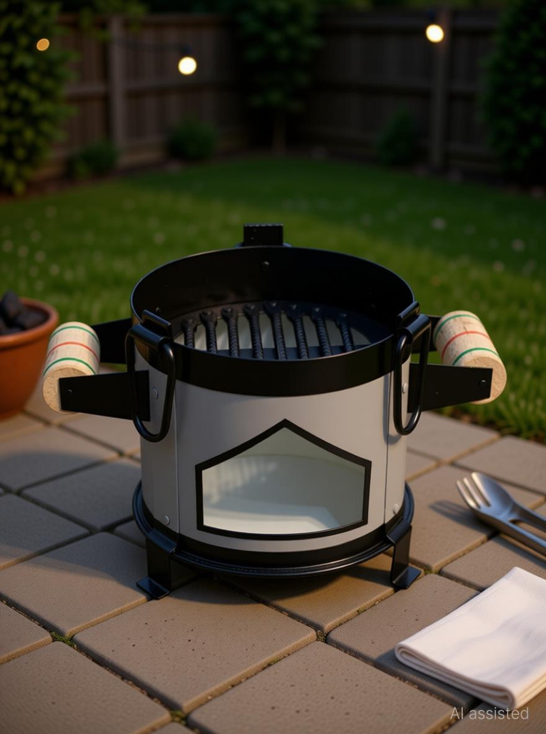 Image of FAYZANIC HEAVY DUTY Charcoal Grill
