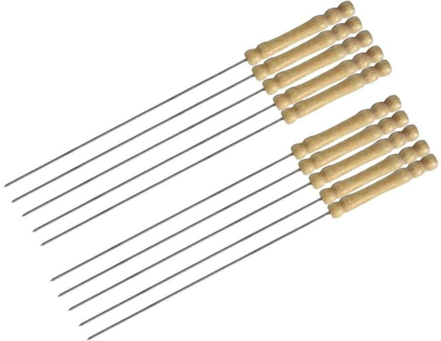 Image of hirva creation Foldable Charcoal BBQ Grill Set with 10 Skewers, Spatulas & Blower - Black Charcoal Grill