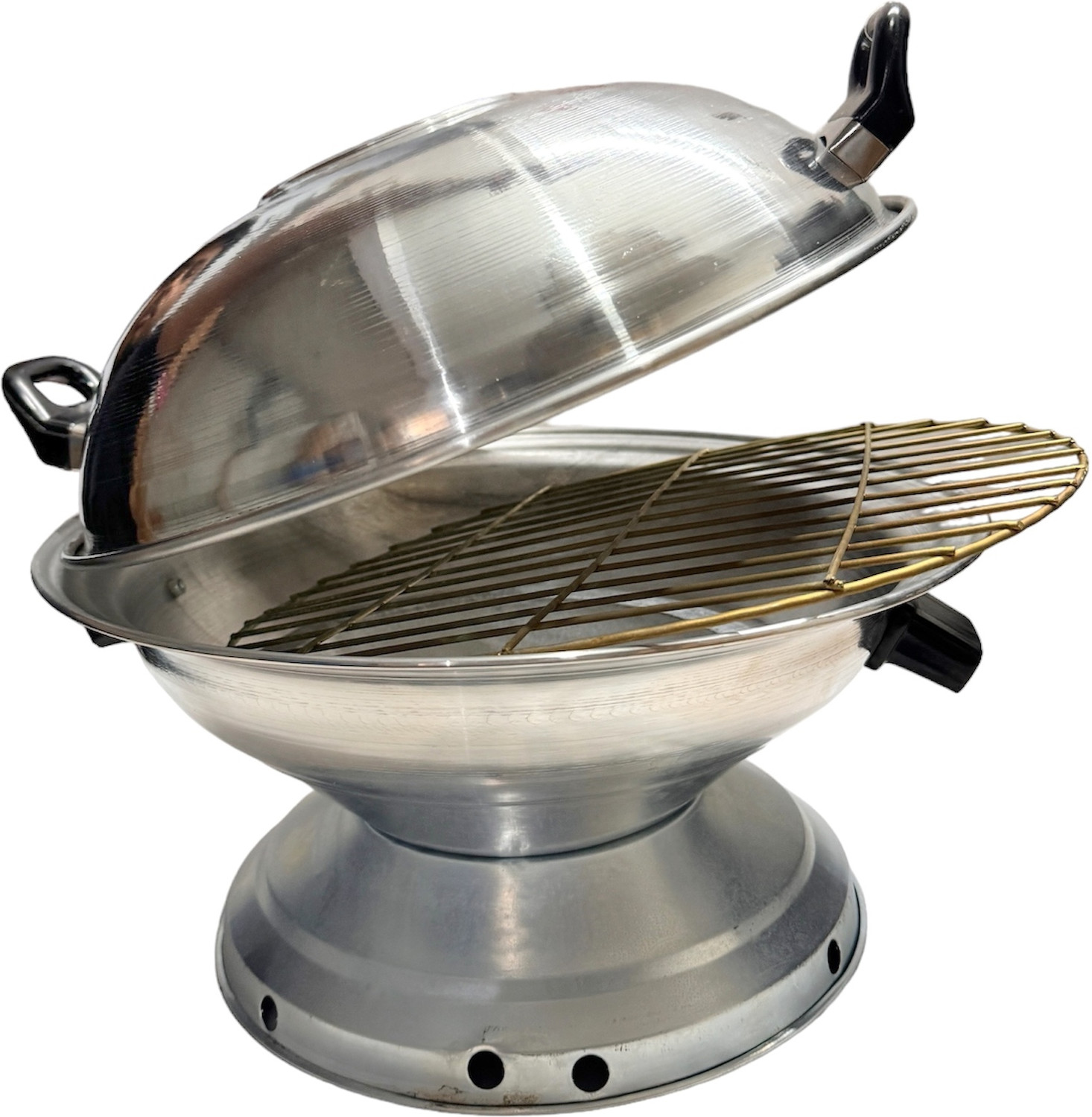 Image of Rudra Enterprises Tandoor Bati Maker Baking Oven, Induction Bottom Non-Stick Coated Cookware Set