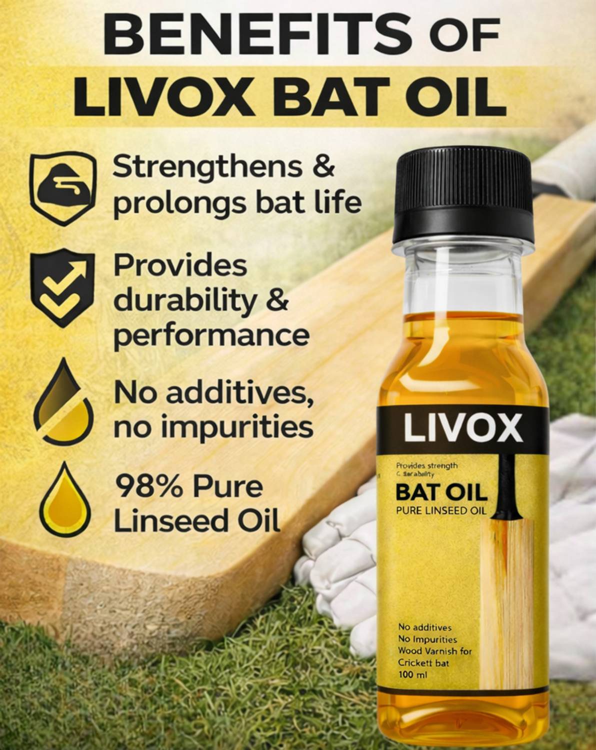 LIVOX Bat Oil 100 ml - Image 3