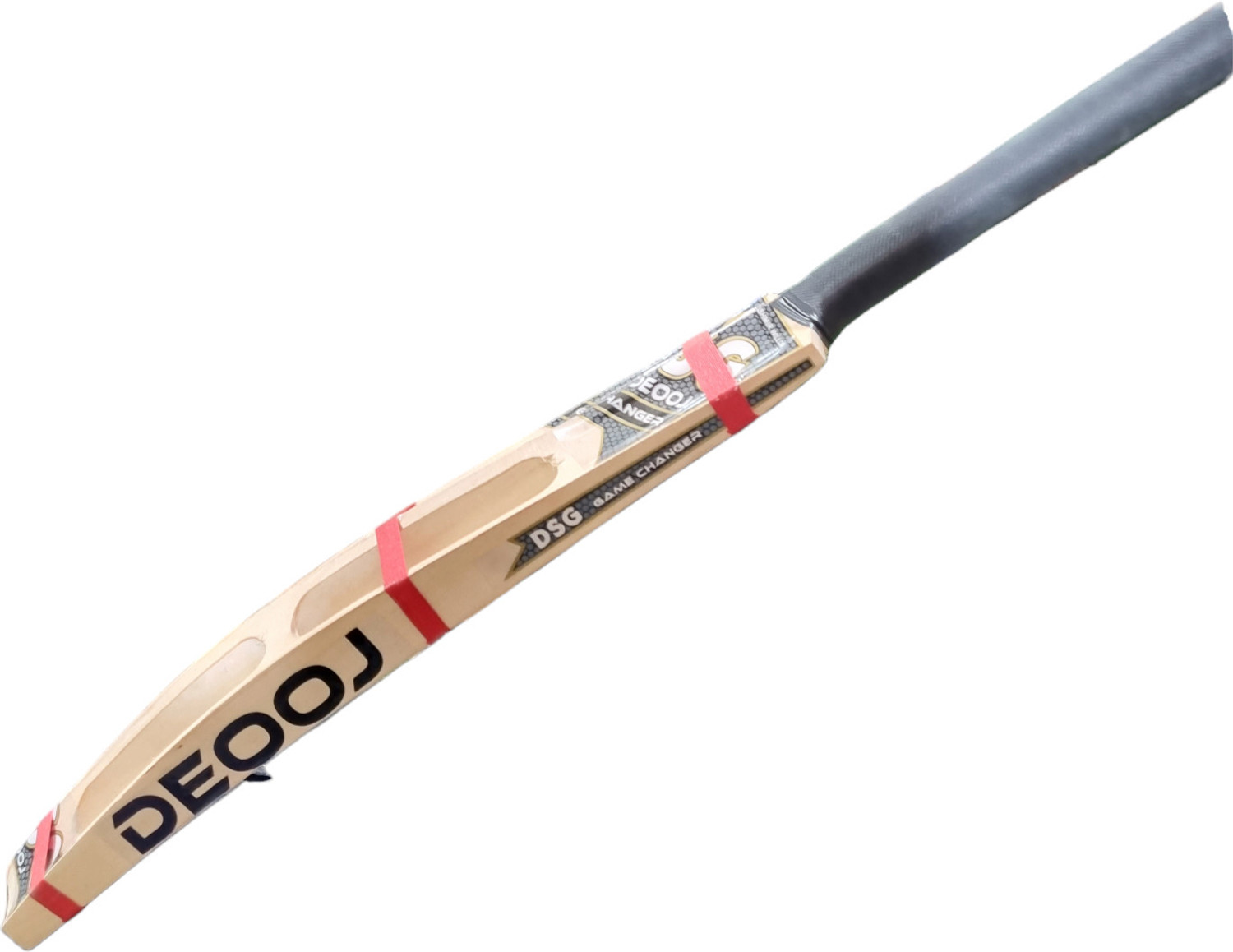 Image of DEEOJ New Edition 4 Scoop Cricket Bat Full Size Age 15+ 3 Gutting Poplar Willow Cricket Bat For 15+ Yrs