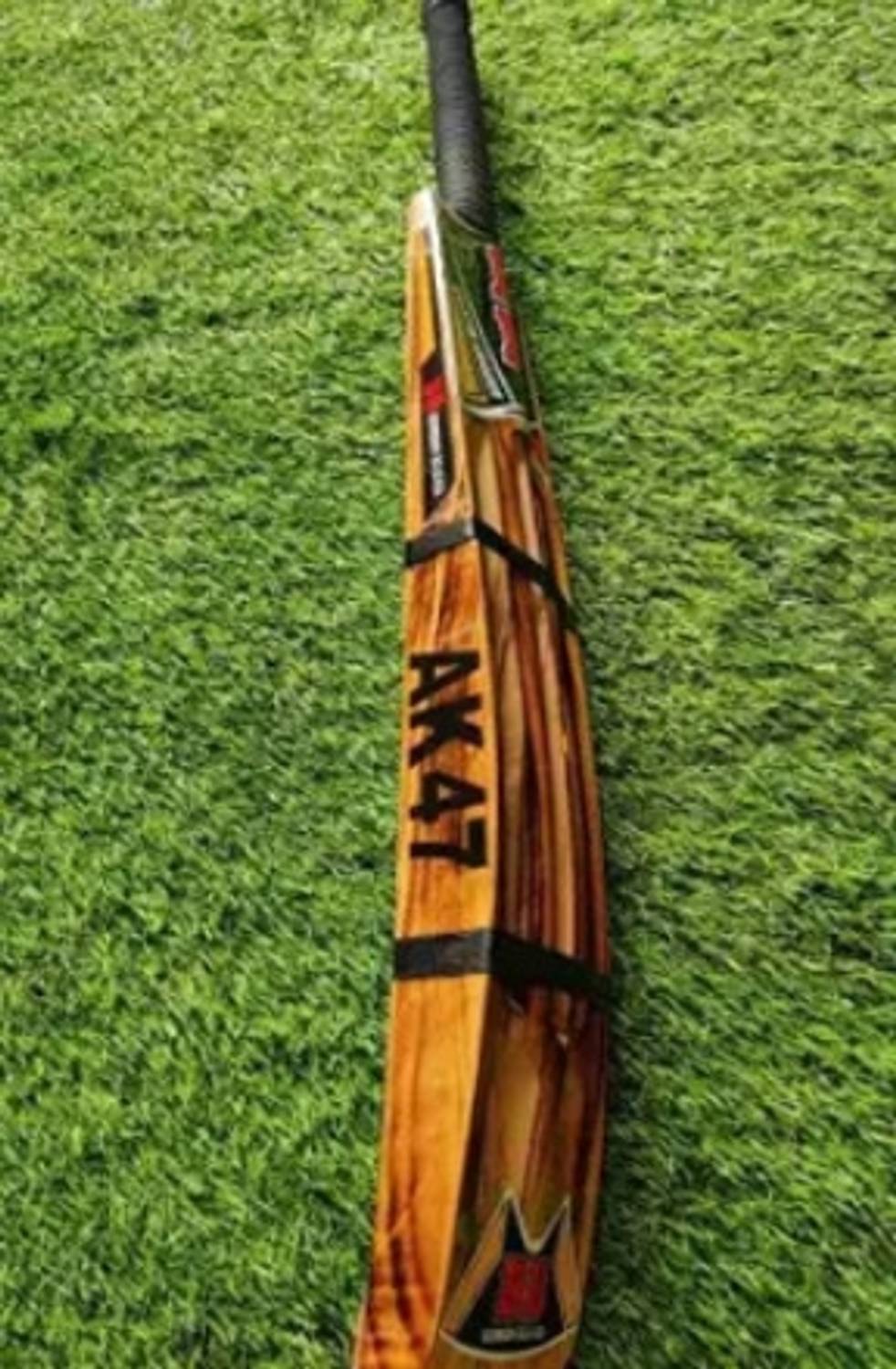 SrSpO AK 47 DOUBLE BLADE 007 CRICKET BAT Poplar Willow Cricket B
