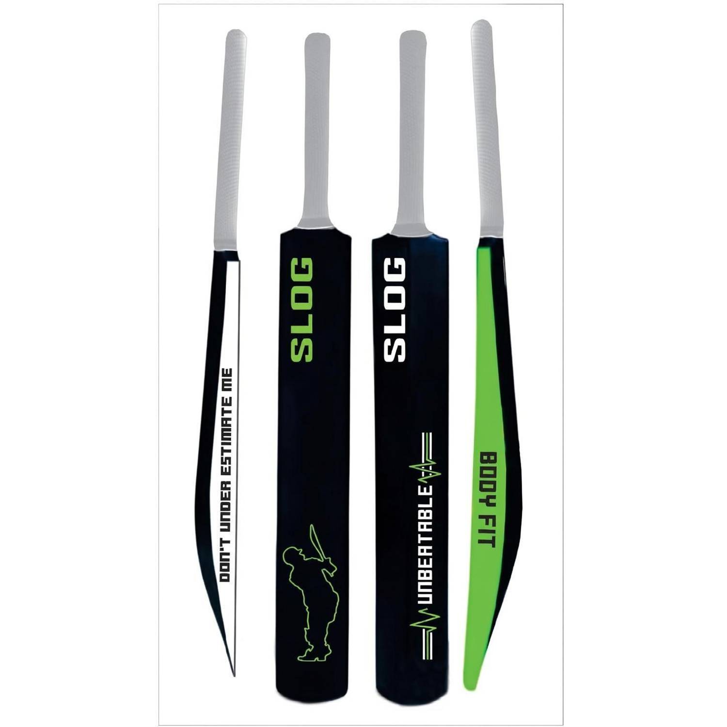 BodyFit THE ORIGINAL Full Size Hard For tennis Ball PVC/Plastic Cricket Bat For 15+ Yrs