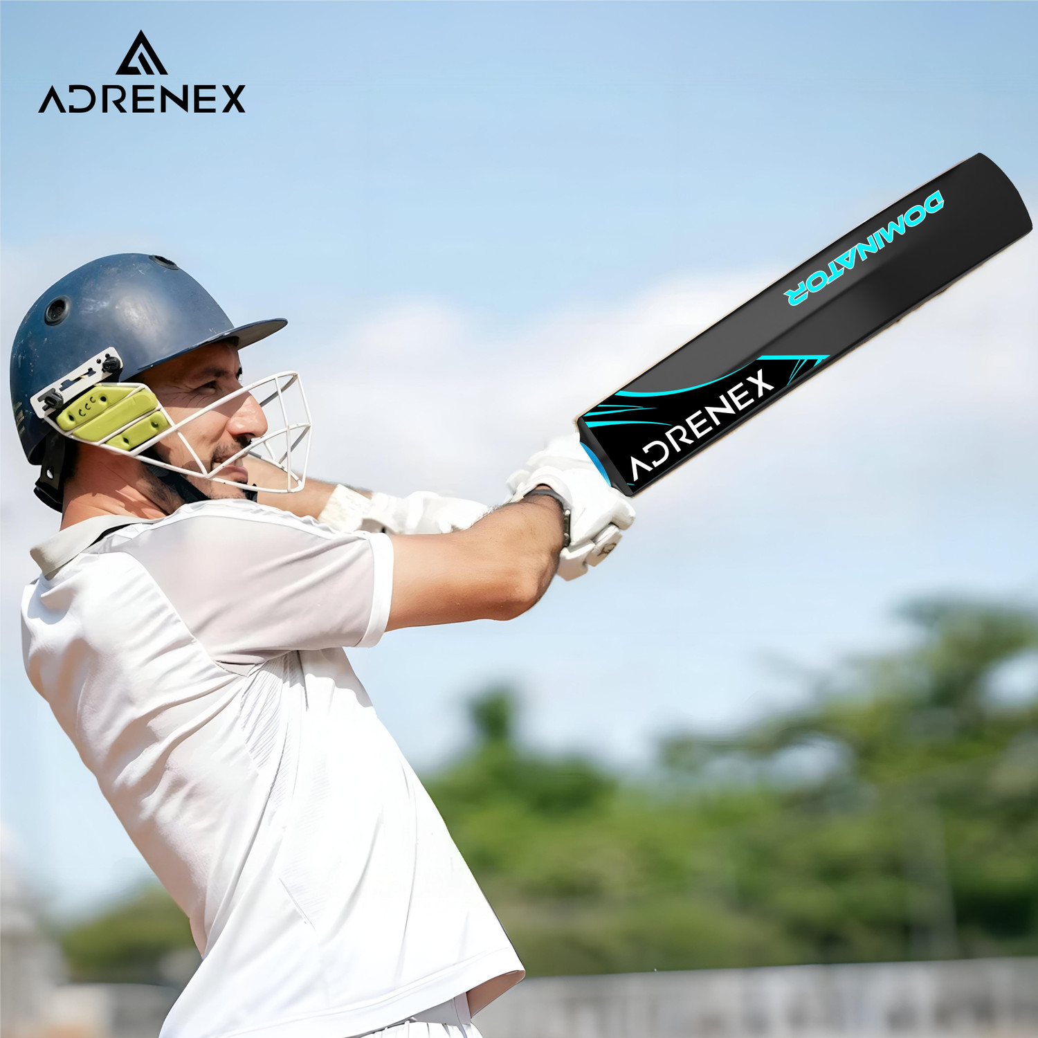 Image of Adrenex Plastic Cricket Bat Full Size Bat for All Age Group Indoor & Outdoor PVC /Plastic Cricket Bat For 15+ Yrs