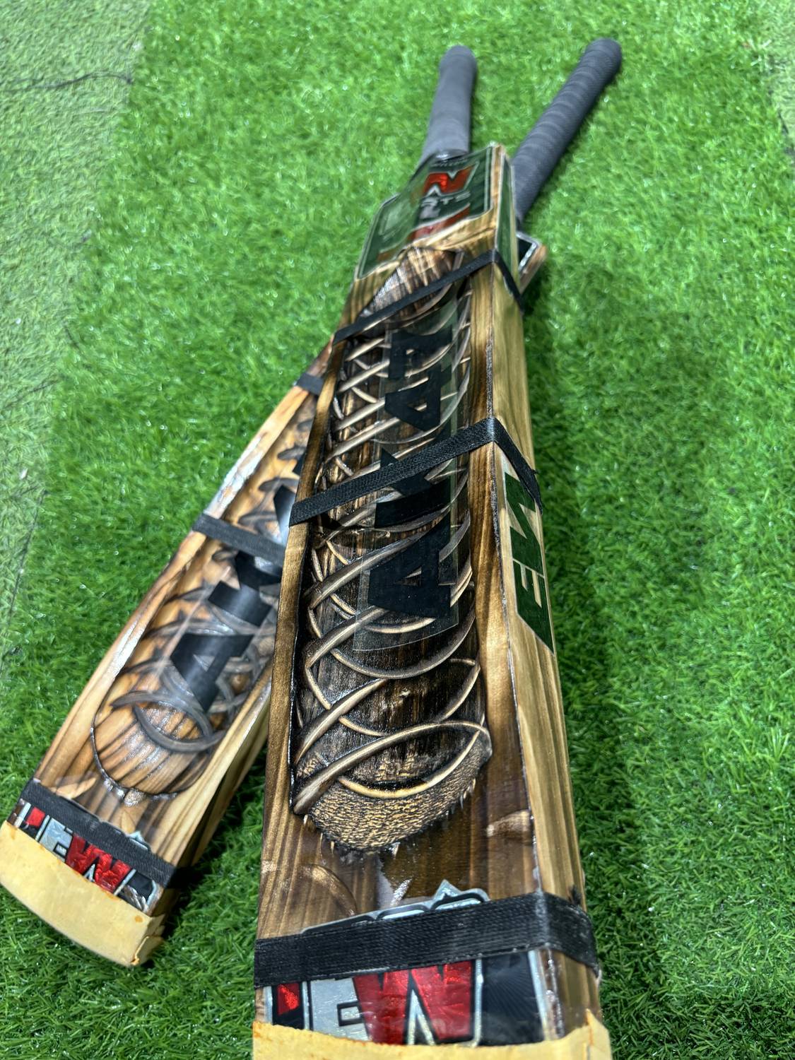 pitchvision EW Malhar Burn Edition Cricket Bat Kashmir Willow Cri
