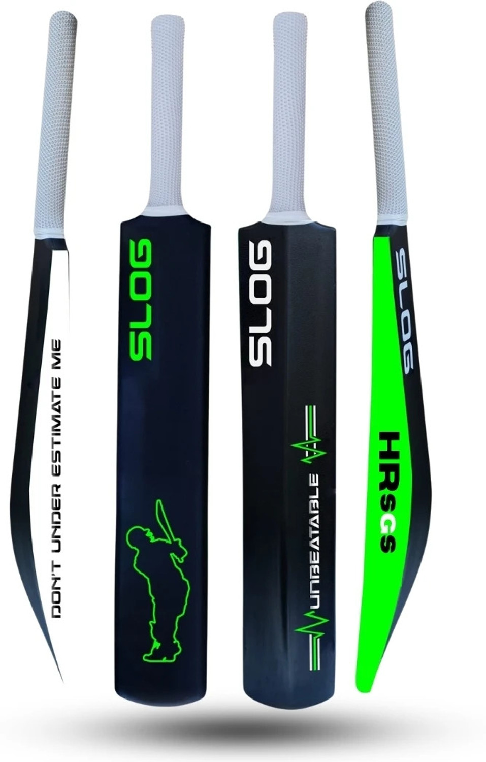 Image of HRSGS THE ORIGINAL Slog Full Size (Ideal for 15+) Hard PLastic For tennis Ball PVC /Plastic Cricket Bat For 15+ Yrs