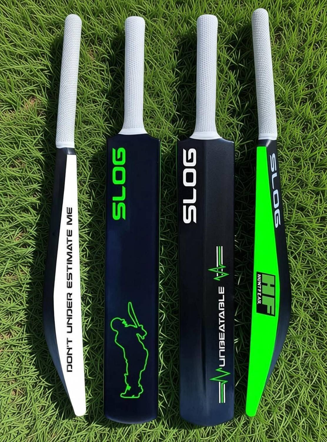 HF Full Size Plastic Cricket Bat for 15+ Years - Image 2