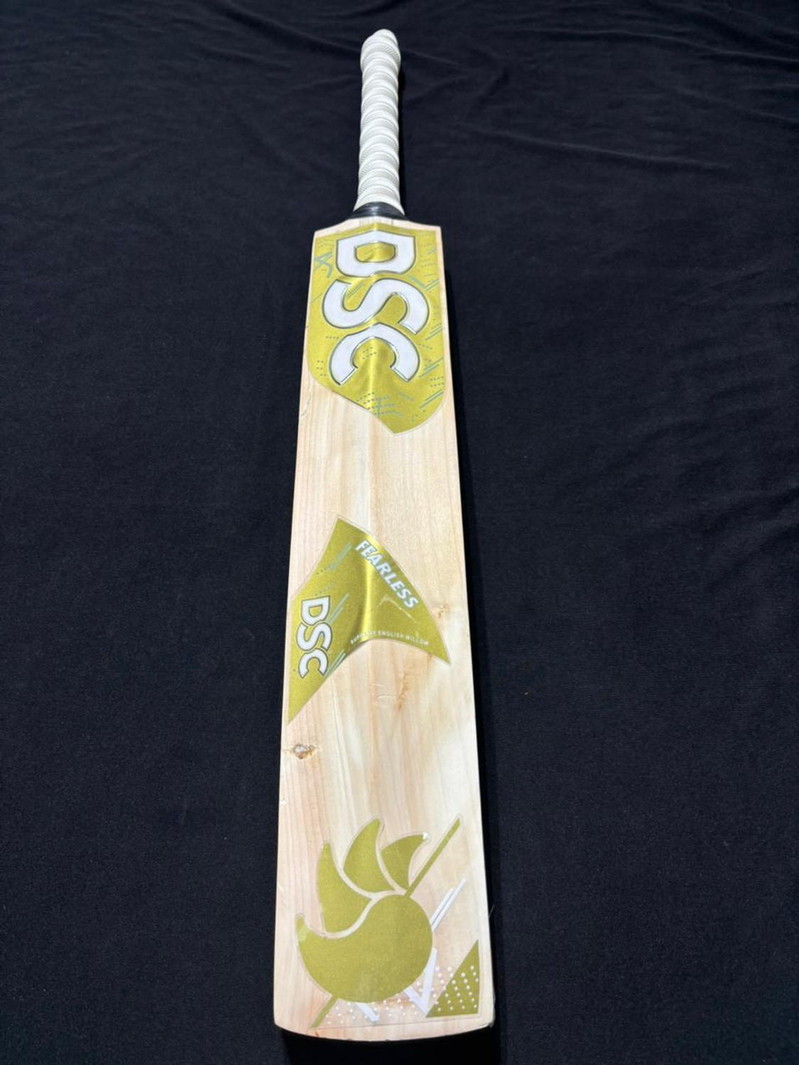 Image of THE SPORT VAULT DSC Gold Edition English Willow Bat English Willow Cricket Bat For 15+ Yrs