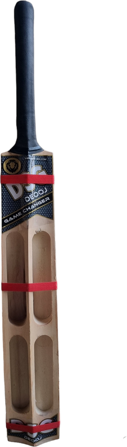 Image of DEEOJ New Edition 4 Scoop Cricket Bat Full Size Age 15+ 3 Gutting Poplar Willow Cricket Bat For 15+ Yrs