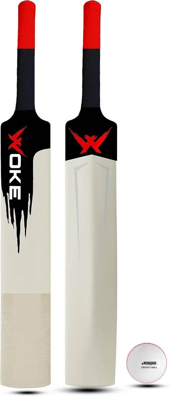 woke Stalwart Heavy Duty plastic cricket tennis Bat with ball Com