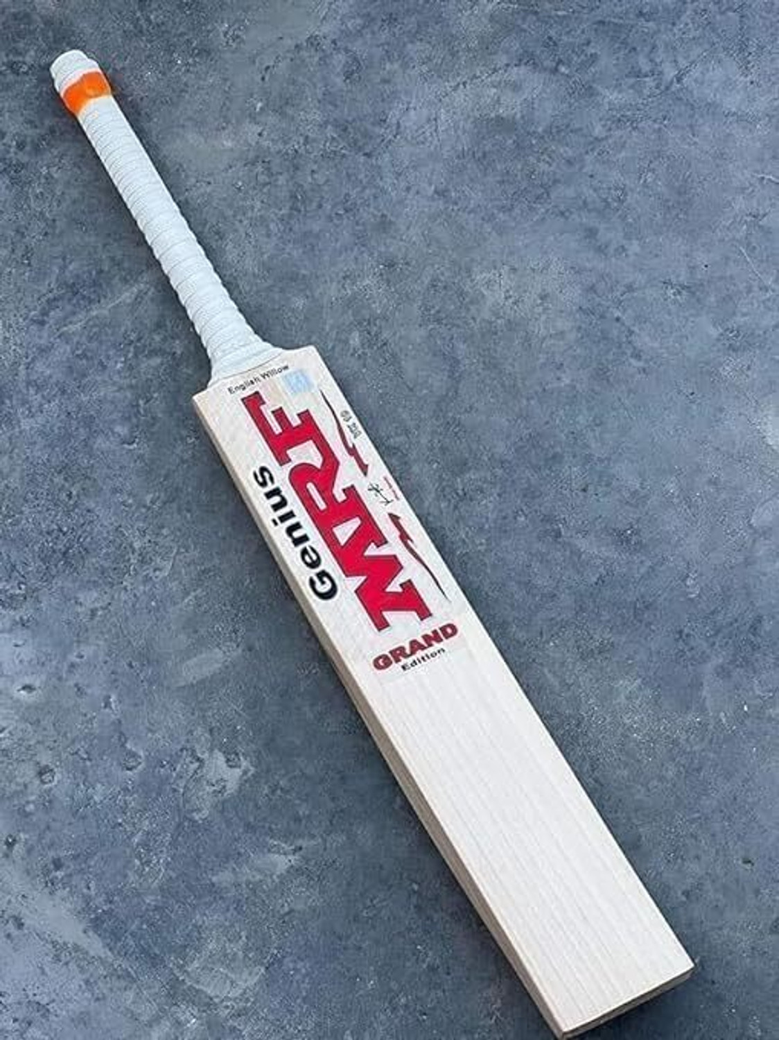 Image of Anriox MRF English Willow Lightweight Cricket Bat Halfcane Full Size English Willow Cricket Bat For 15+ Yrs
