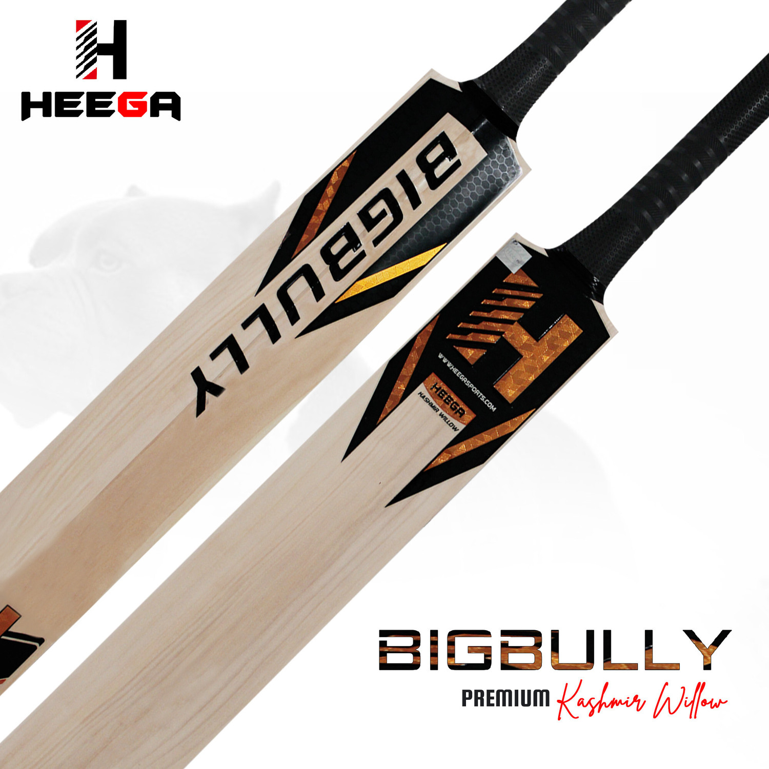 Image of Heega Big Sweet Bahubali ( LH ) Kashmir Willow Cricket Bat For 15+ Yrs
