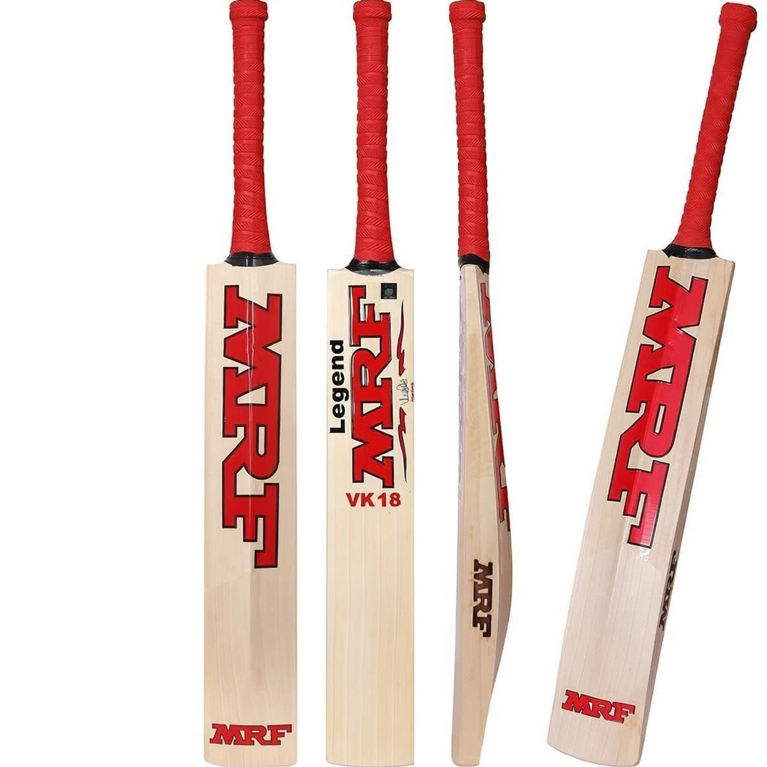 Image of MRF MF SLOG (SIZE-2) JUNIOR KIDS SIGNATURE GRANDE TANNIS Poplar Willow Cricket Bat For 6 - 7 Yrs