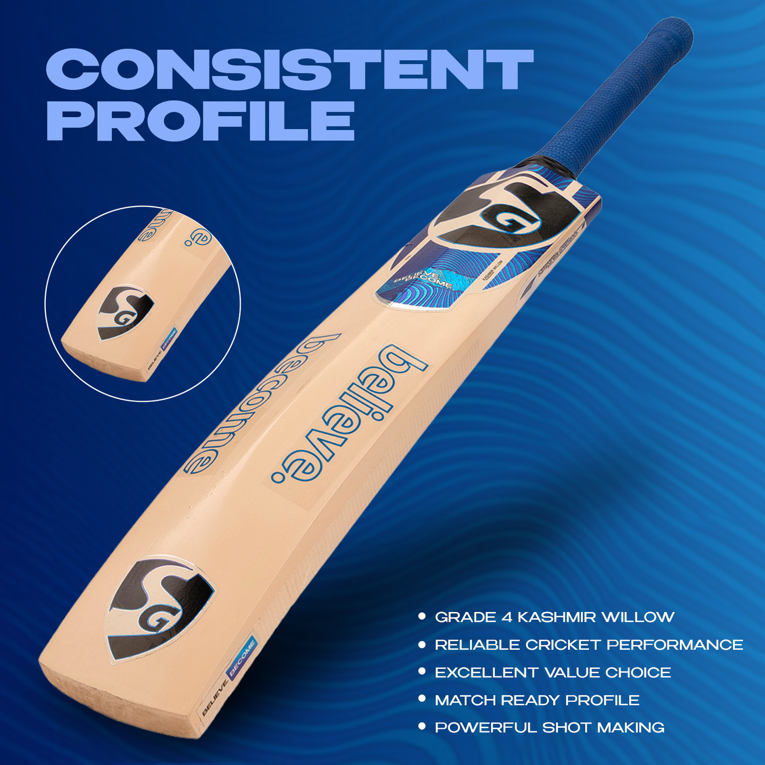 Image of SG SCORER CLASSIC Kashmir Willow Cricket Bat For 15+ Yrs