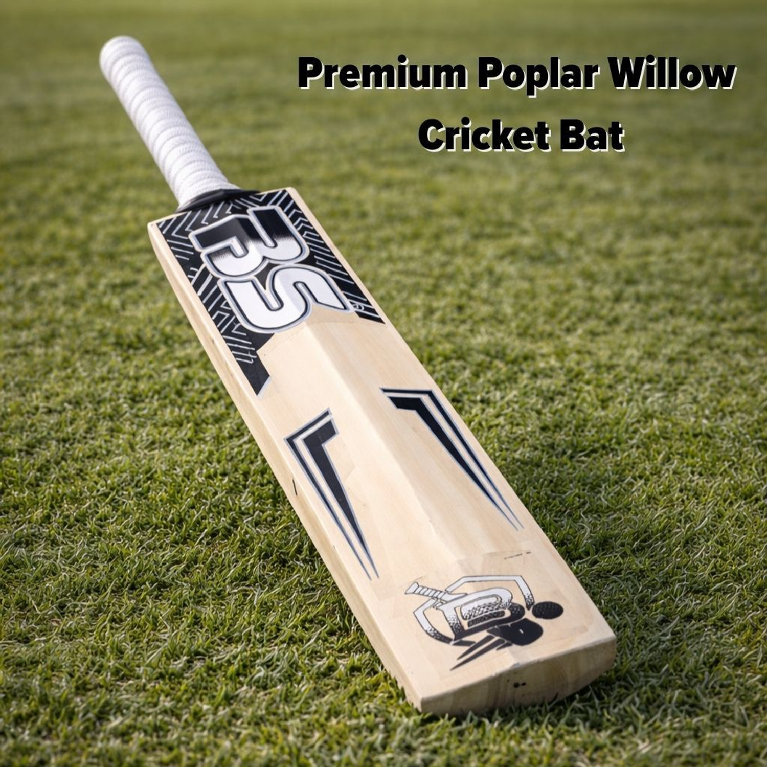 Image of BS BARKHA Vintage Cricket Tennis Full Size Cricket Bat With Tetron Cover and Tennis Ball Poplar Willow Cricket Bat For 15+ Yrs