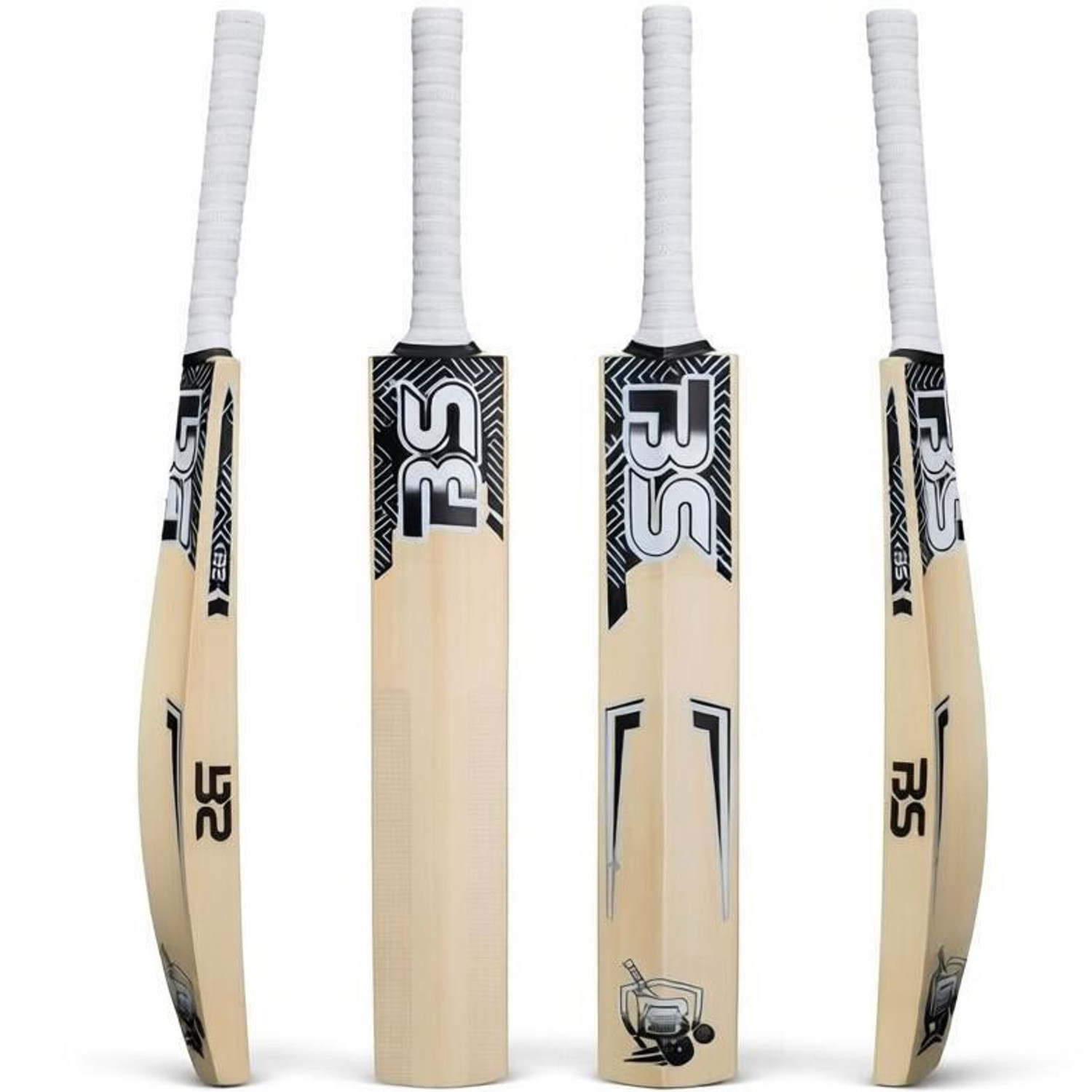 Image of BS BARKHA Vintage Cricket Tennis Full Size Cricket Bat With Tetron Cover and Tennis Ball Poplar Willow Cricket Bat For 15+ Yrs