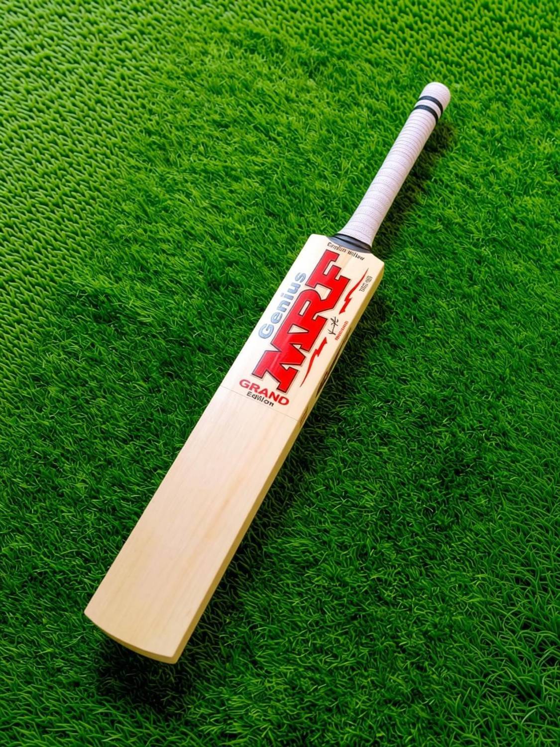 VVM Mrf Hard Tennis Kashmiri Willow Bat - Image 5
