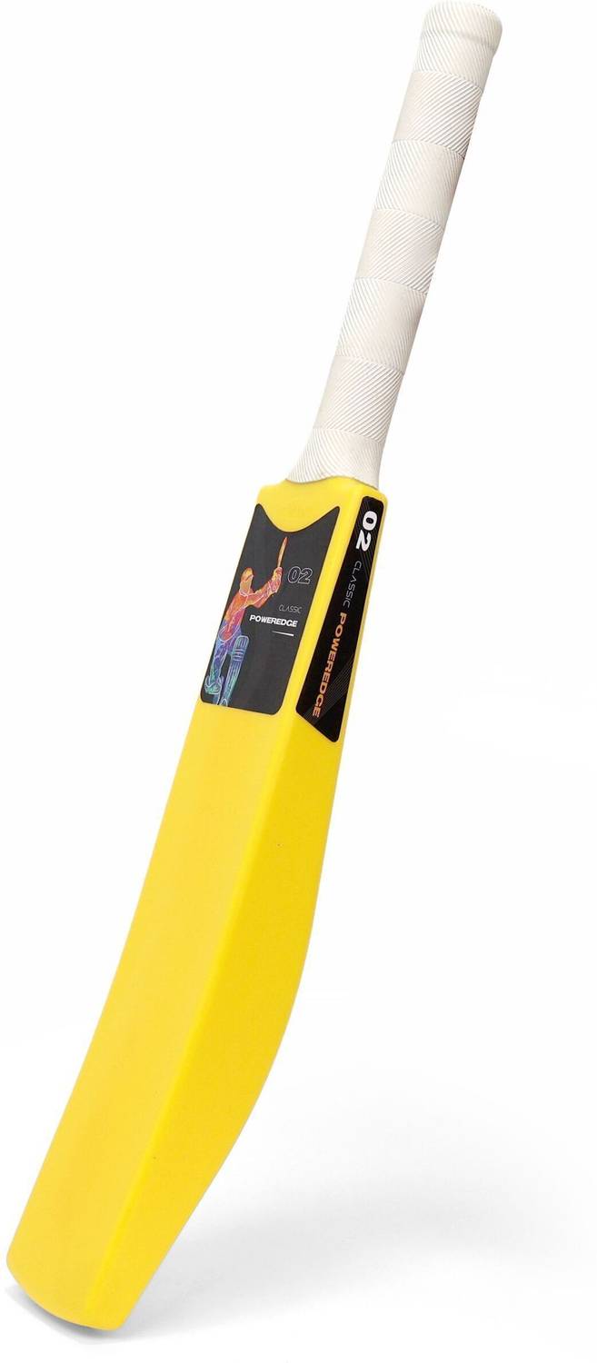 333MART Poweredge Small Cricket Turf Bat 25.5 inch for Kids Above 5 Year (Yellow) PVC/Plastic Cricket  Bat For 6 - 7 Yrs