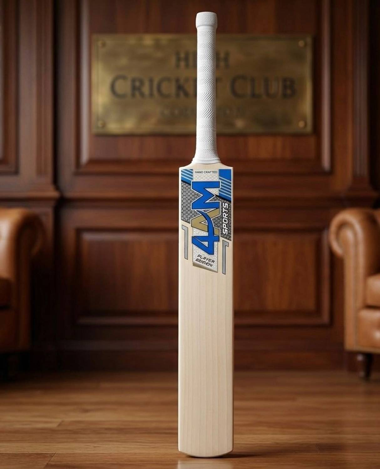 4am sports 4AM POPLAR BAT CRICKET Poplar Willow Cricket  Bat For 11 - 13 Yrs