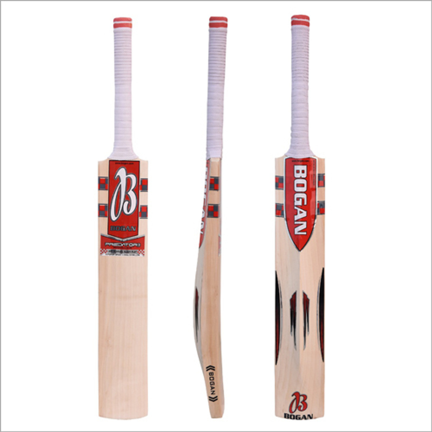 Image of Bogan read poplar willow cricket bat Poplar Willow Cricket Bat For 15+ Yrs