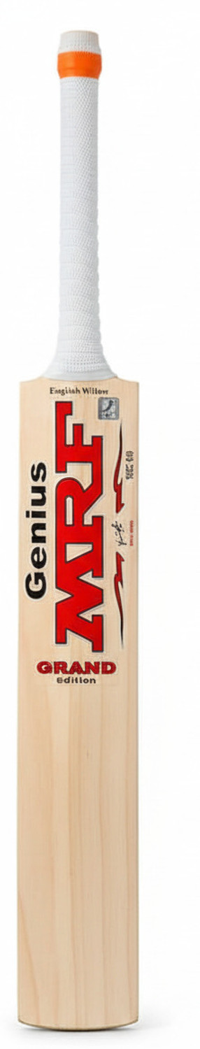 Image of Anriox MRF English Willow Lightweight Cricket Bat Halfcane Full Size English Willow Cricket Bat For 15+ Yrs