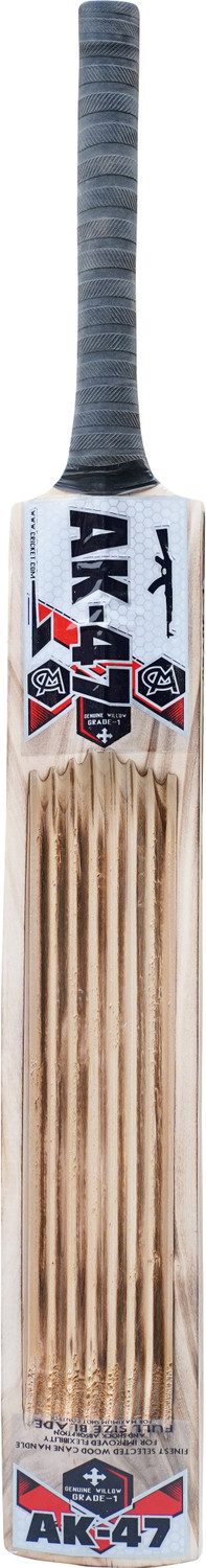 Image of vinox AK47 FULL SIZE BURN CRICKET BAT Kashmir Willow Cricket Bat For 15+ Yrs