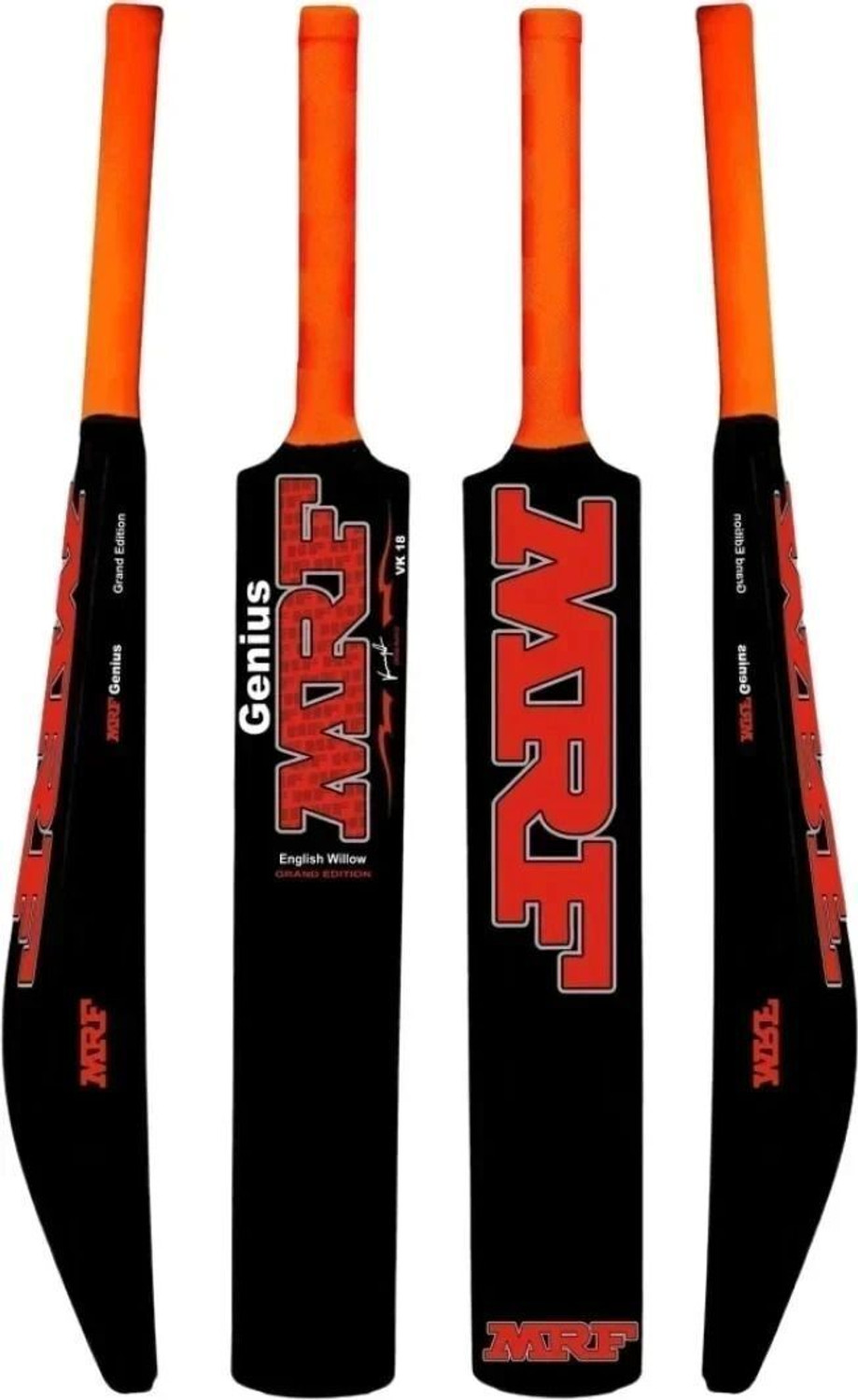 Image of Mascot Hitman Hard Fiber Tennis Ball for Kids 12 +yrs Kashmir Willow Cricket Bat For 4 - 5 Yrs
