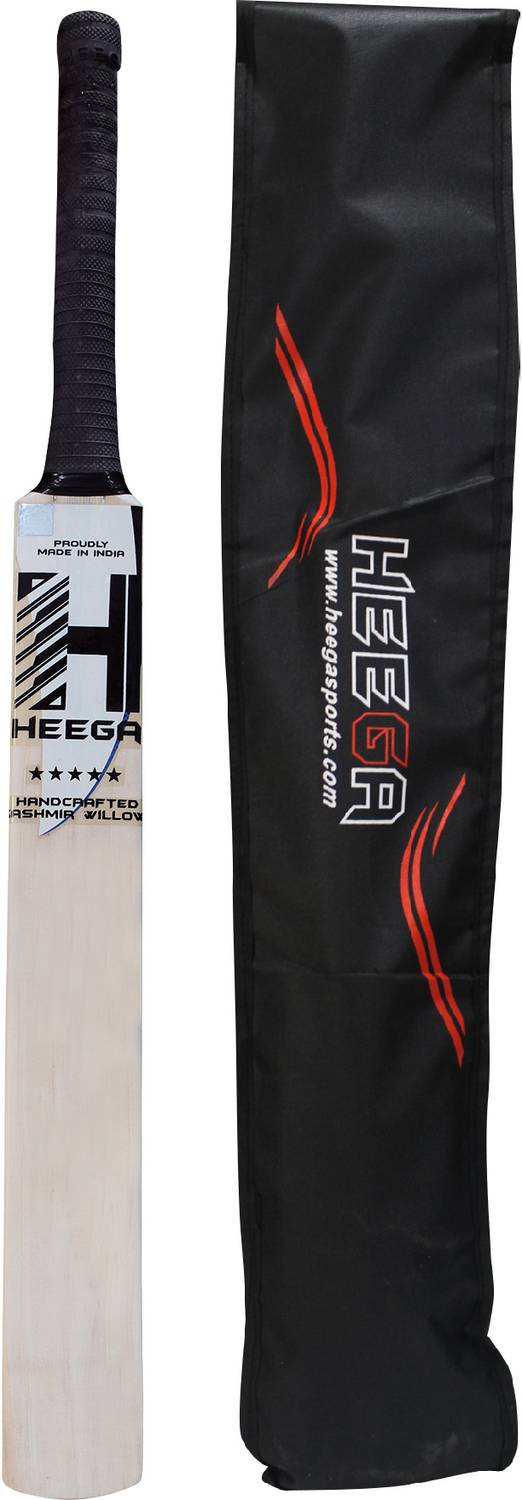 Heega Middler LH Kashmir Willow Cricket Bat For 15+ Yrs (1 kg)