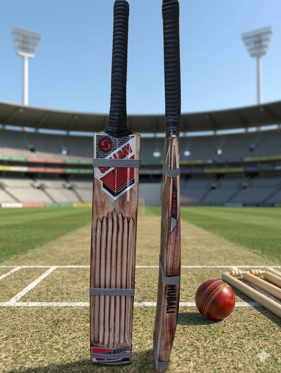 SM ARAV Kashmir Willow Cricket Bat 15+ Yrs - Image 4