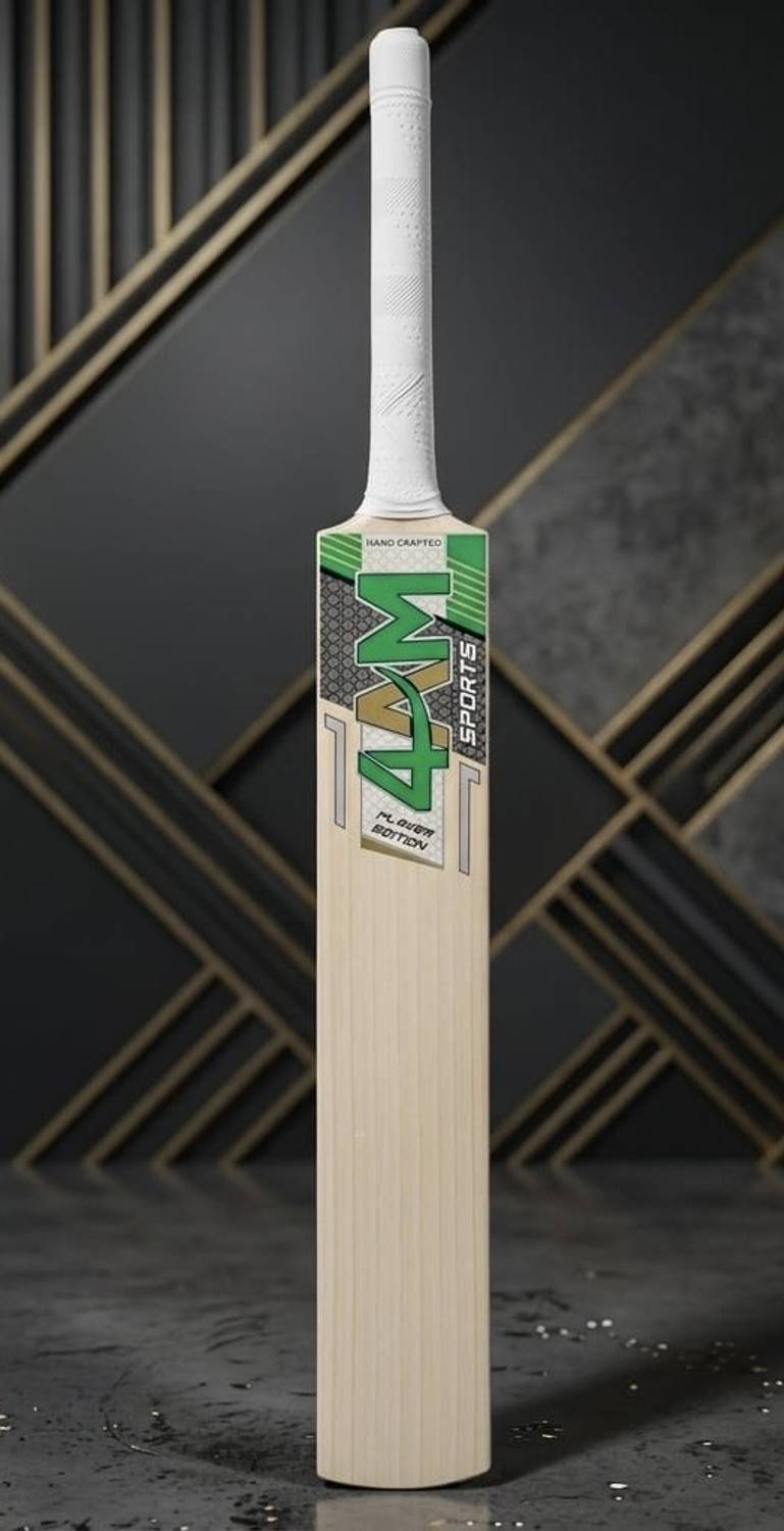 4am sports Cricket bat wooden Poplar Willow Cricket  Bat For 11 - 13 Yrs
