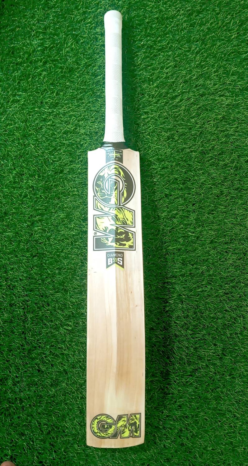 krishna sports GM green English Willow Cricket Bat For 15+ Yrs (