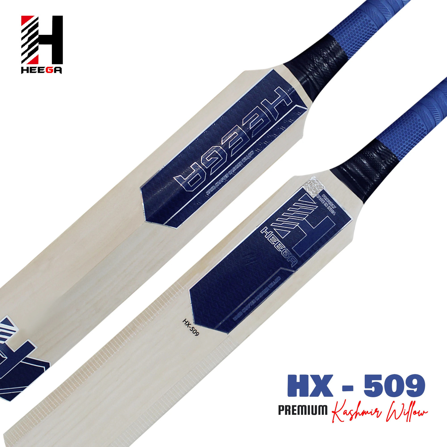 Image of Heega HX-509 Mongoose Type Pre-Knocked Cricket bat (8000 Knocks) Kashmir Willow Cricket Bat For 15+ Yrs