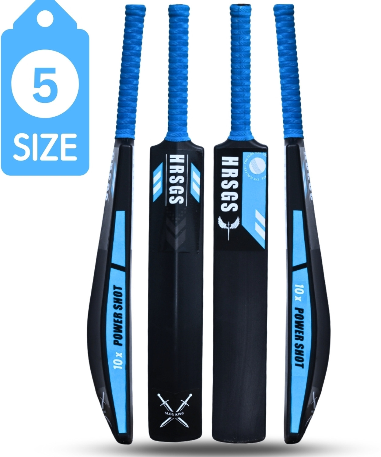 Image of HRSGS Heavy Duty Plastic Size-05 PVC /Plastic Cricket Bat For 11 - 13 Yrs