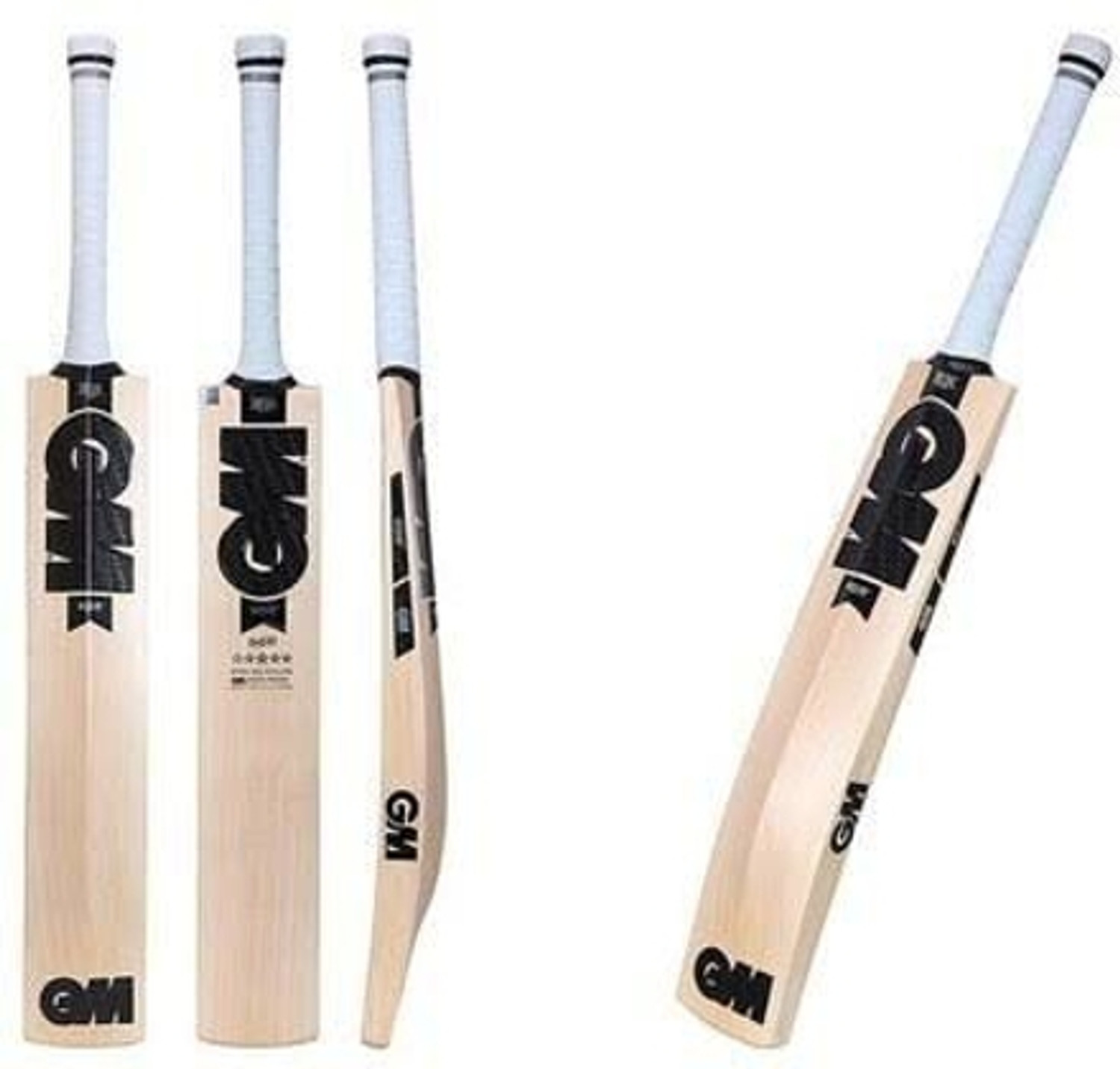 Image of VVM SPORTS DIAMOND GM HARD TENNIS BAT 1000-1100g Kashmir Willow Cricket Bat For 15+ Yrs